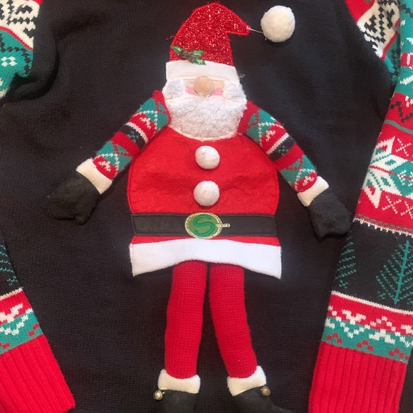 Christmas Sweater Mini Dress - Picture 2 of 5